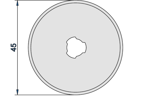 19.CIR.045.030 | Lame de rasoir circulaire