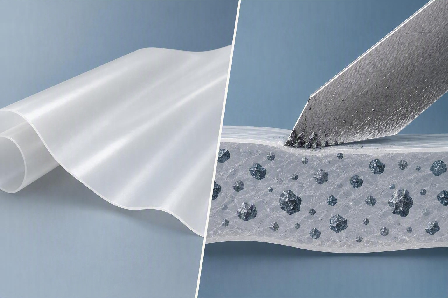 Agricultural white film abrasive wear
